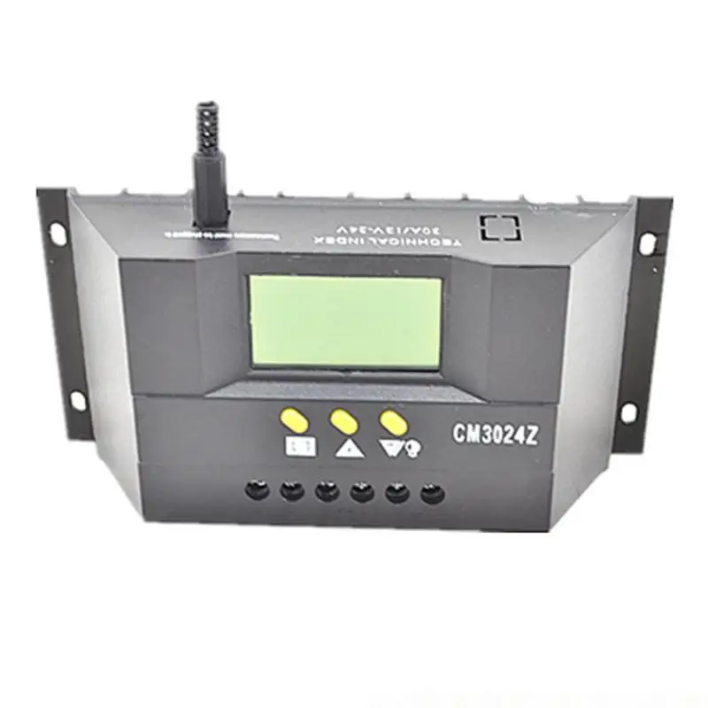 CM3024Z 12 В 24 30A ЖК-дисплей для солнечной зарядки подсветка авто солнечная панель