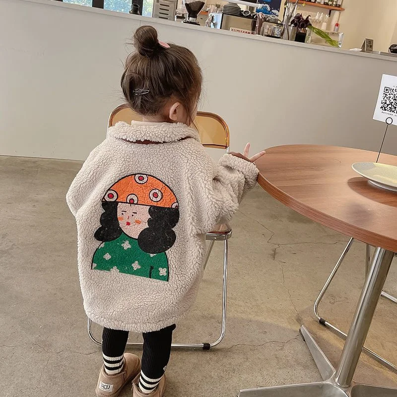 

Girls Baby's Kids Coat Jacket Outwear 2022 Cartoon Thicken Spring Autumn Cotton Outdoor Comfortable Formal Overcoat Toddler Chil