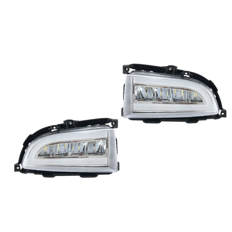 Car Front Bumper LED DRL Headlight Daytime Running Light Fog Lights Lamp For Mitsubishi Lancer 2004 2005 2006 |