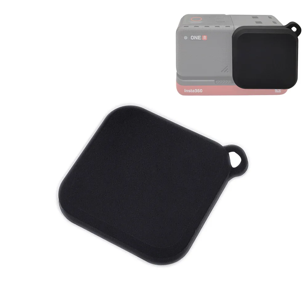 

Silicone Protective Lens Cover for Insta 360 One R 4K(Black)