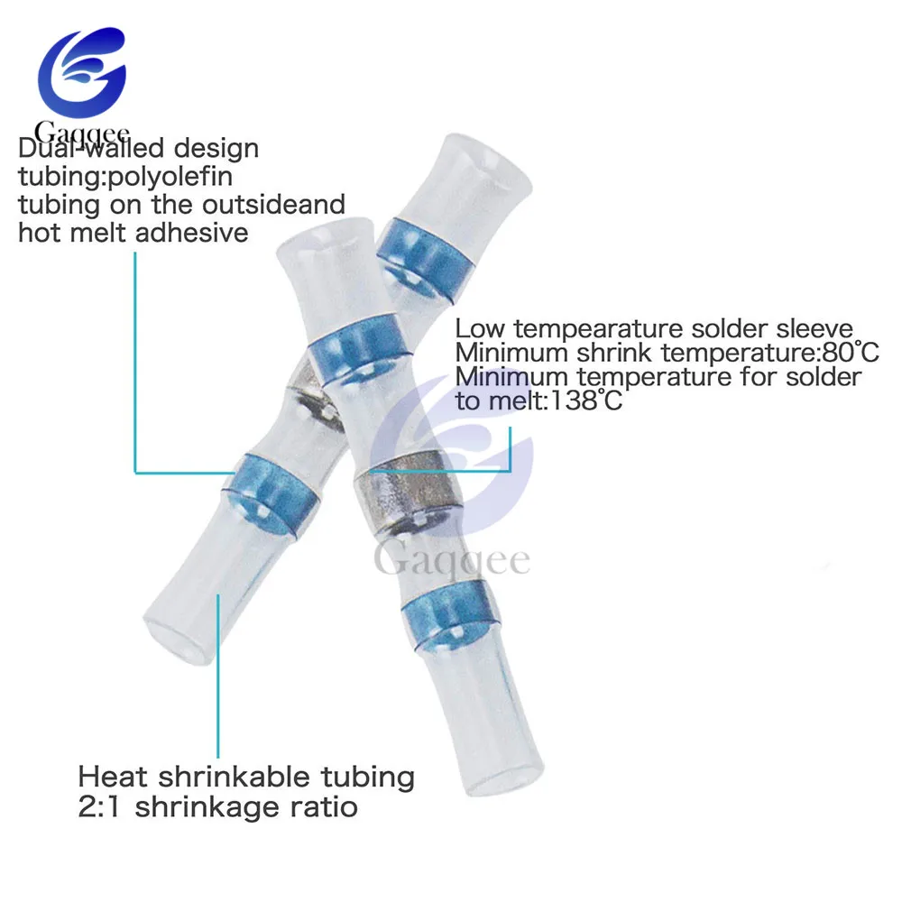 100 шт коробка термоусадочный припой герметизация термоусадочная втулка