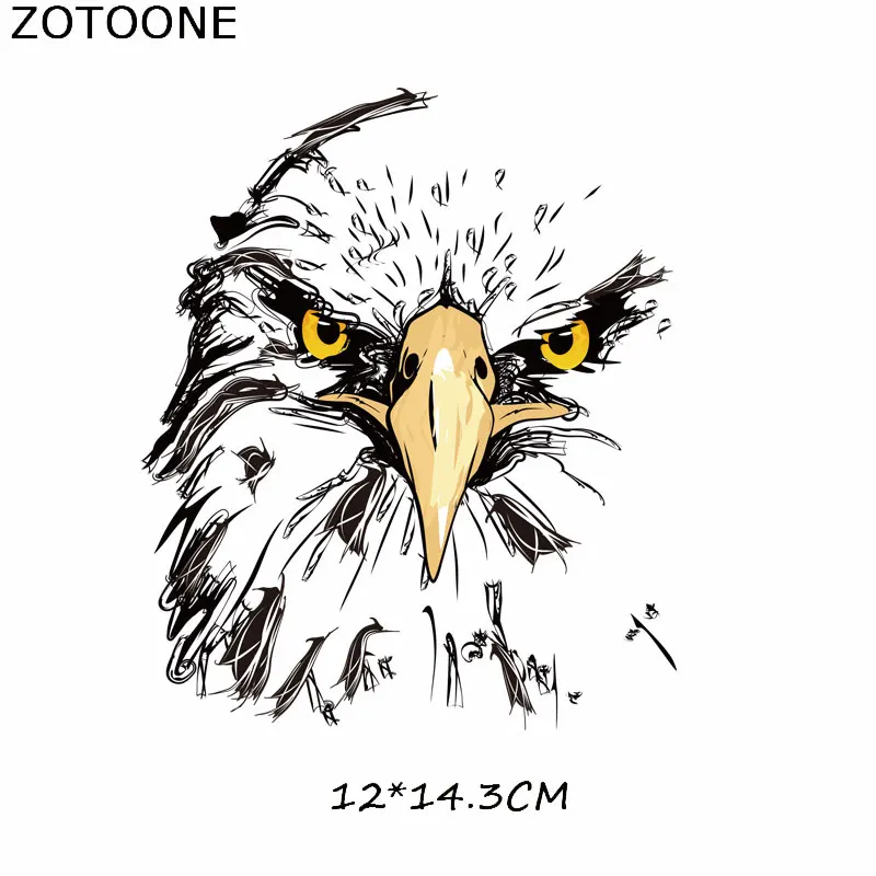 ZOTOONE Красочные Теплые животных гладить на передачи для костюмы бисером аппликация вышивка цветок нашивки DIY Одежда украшения E - Цвет: 668