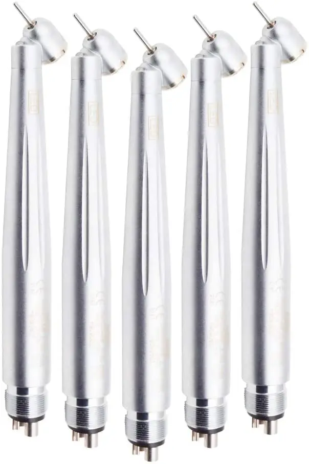 

Dental Handpiece High Velocity LED 45Angle View with 4H 5pcs