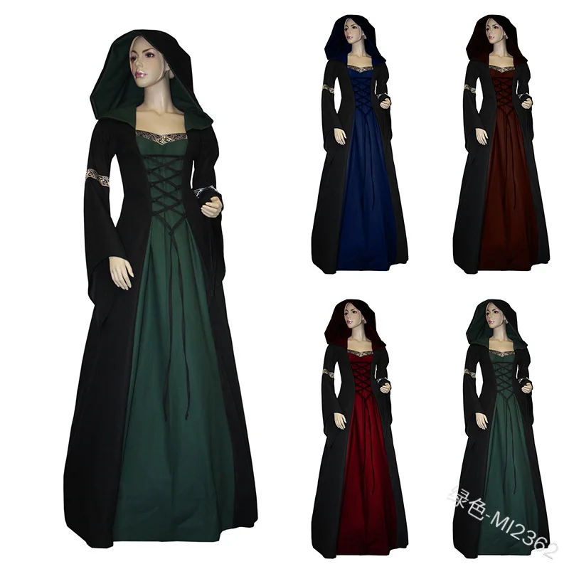 В Викторианском Стиле готический панк женские Elf Queen Princess вечер в средневековом