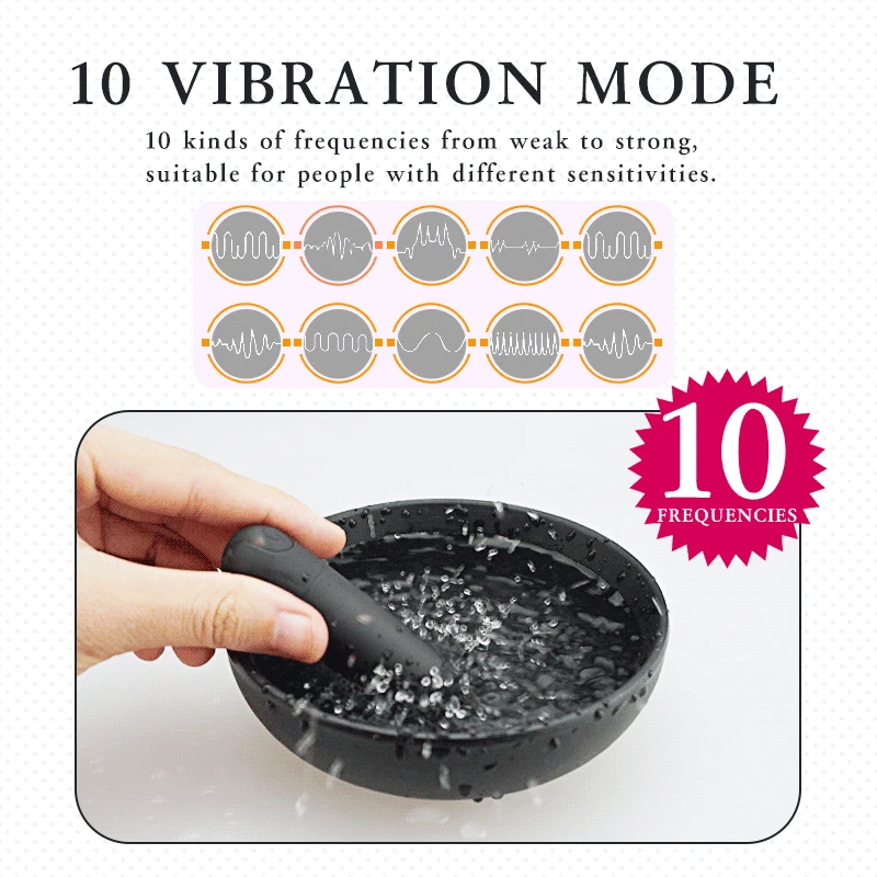 Вибраторы в виде пули 10 режимов Беспроводной дистанционное управление пуля