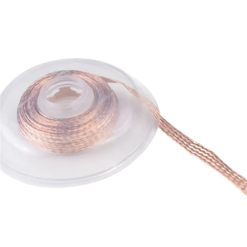 

2.0mm 2.5mm 3.5mm Length 1.5M Width Desoldering Braid Welding Solder Remover Wire Lead Cord Flux Repair Tool