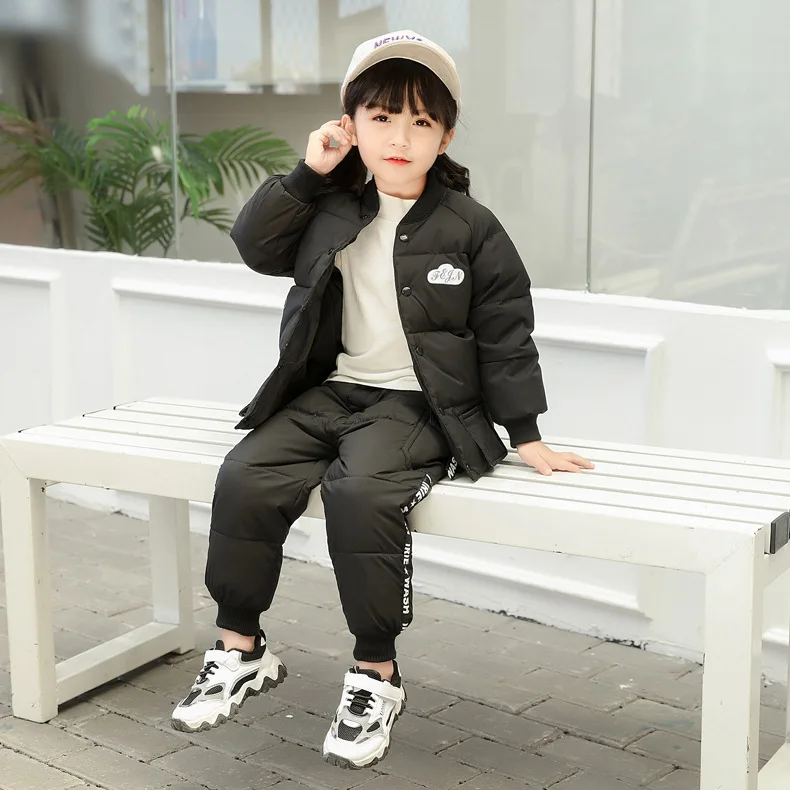 

2020 New Children 's Down Jacket Set Boys and Girls Small and Medium -sized Children 's Down Jacket Liner Two - Piece Set