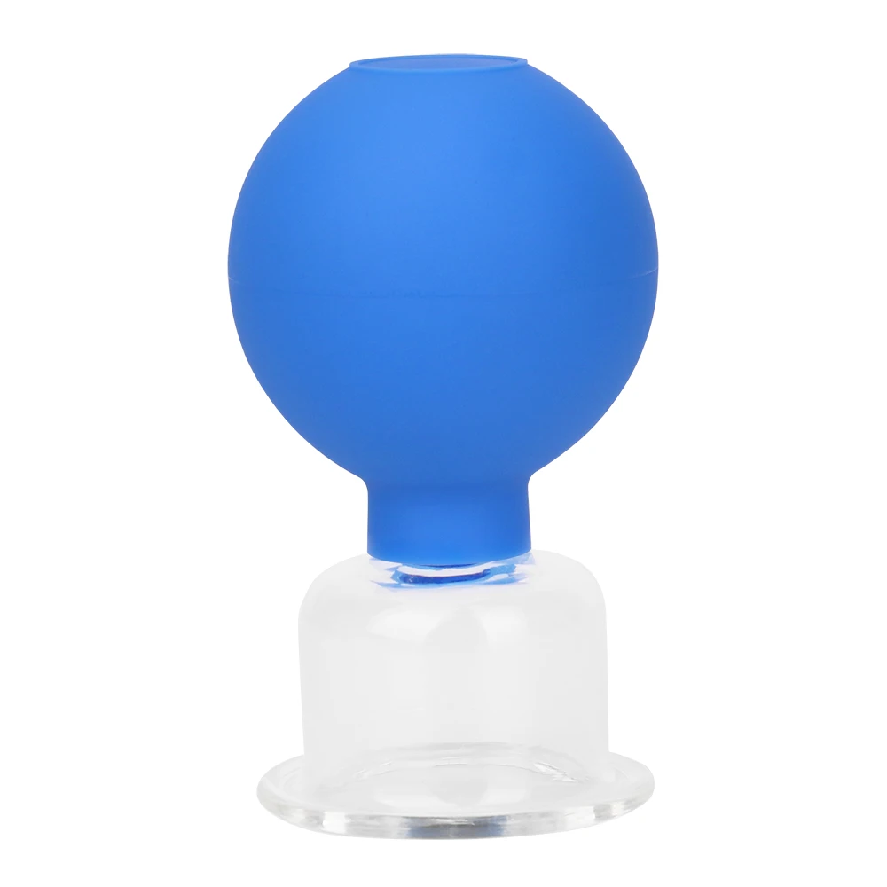 Резиновая головка Стекло вакуумный массажер для тела в виде банок ventosa при помощи