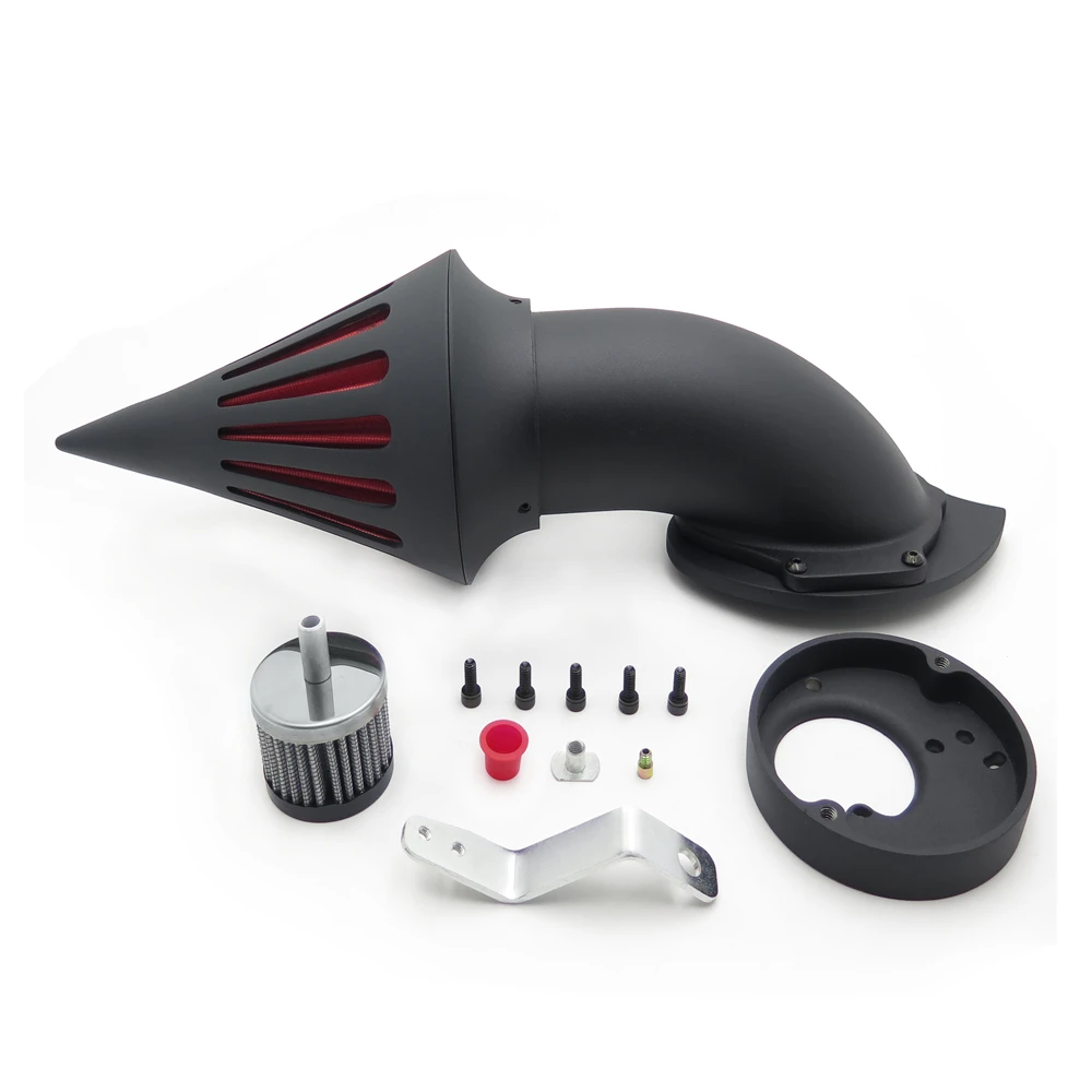 Free Shipping Spike Air Cleaner Intake Filter Kits for Honda Vtx1300 Vtx 1300 1986-2012 Black Aftermarket Motorcycle Parts | Автомобили и