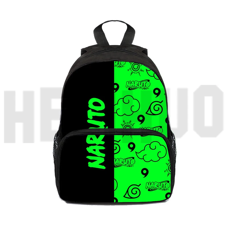 

Fashion 3D Print Cartoon Uzumaki Bookbag 12 Inch Mochila Akatsuki Backpack Mini Kindergarten Anime Children Sharingan Kids Bag