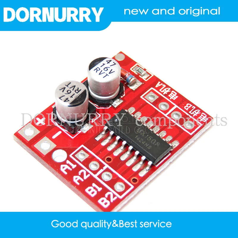

Модуль привода двигателя постоянного тока, реверсивная скорость PWM, двойной H Мост, шаговый Mini Victory L298N Dornurry