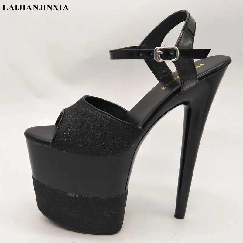 

Новые женские босоножки LAIJIANJINXIA, свадебные туфли на высоком каблуке 23 см, Клубные танцевальные туфли, туфли-лодочки, сексуальная женская обувь