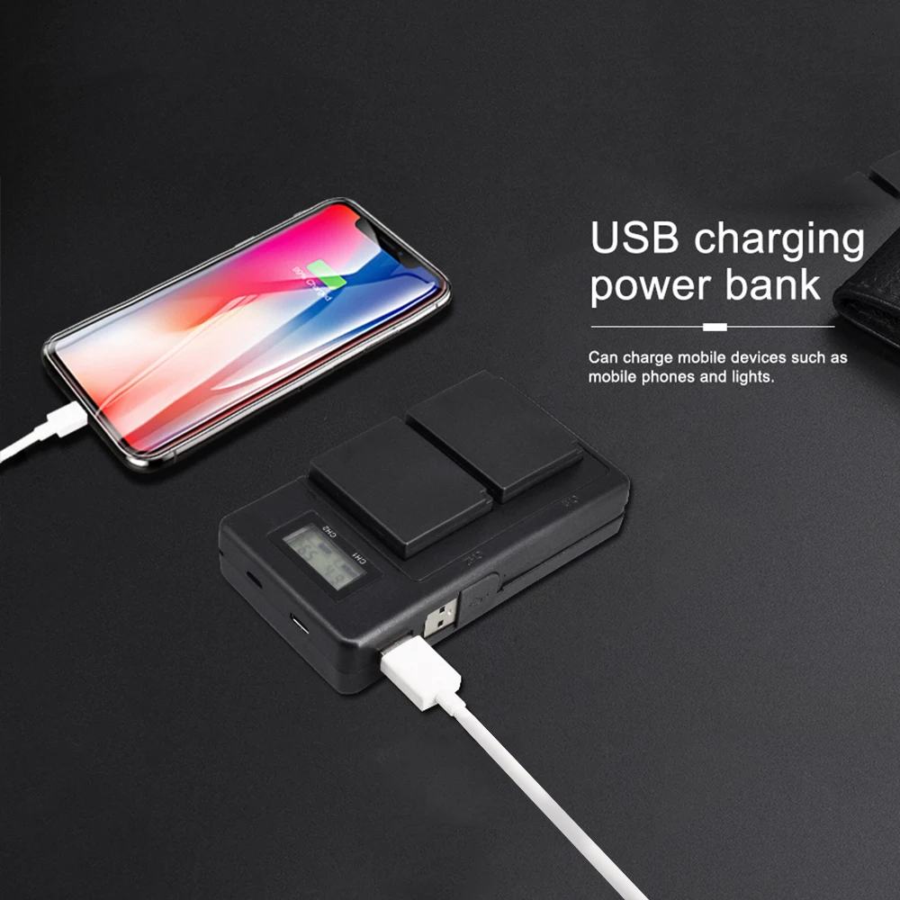 NP-W126 зарядное устройство ЖК-USB для аккумуляторов Fujifil Fuji NP W126 X-T3 XA5 XT20 XT2 XT1 XT100 XH1 XT10