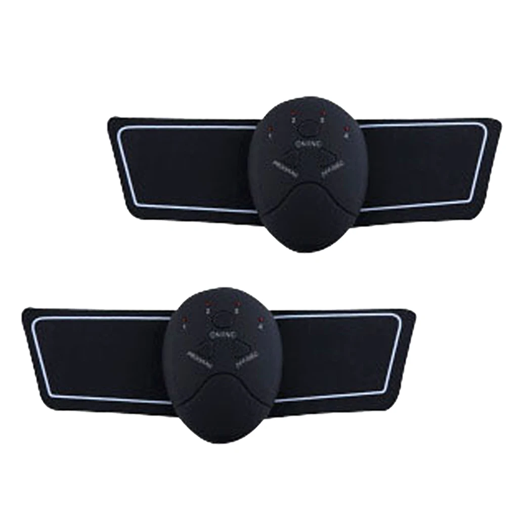 

2x Abs Stimulator Muscle Toner EMS Arm Toning Belts Slimming Bandage for Men Women Arm Leg Trainer Home Gym Fitness Equipment