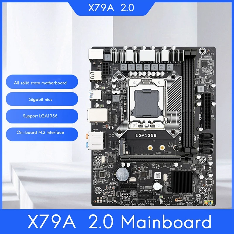 

Материнская плата X79 X79A 2,0 LGA 1356 Pin DDR3 двухканальная поддержка 2X16G для процессора Xeon LGA 1356