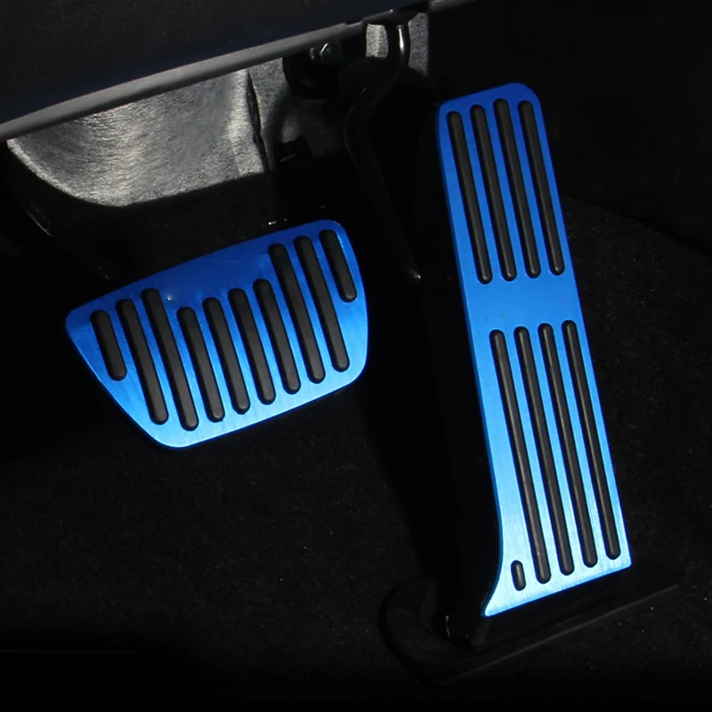 

2pcs for TOYOTA RAV4 2020-2021 throttle brake pedal Metal Pedal No punching decorate