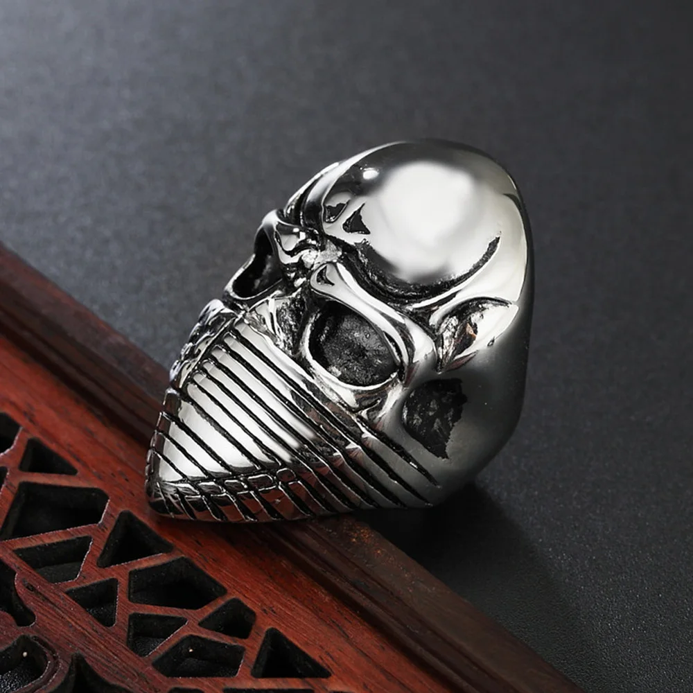 Готический американская с маской из флага черепа кольцо Для мужчин аксессуары