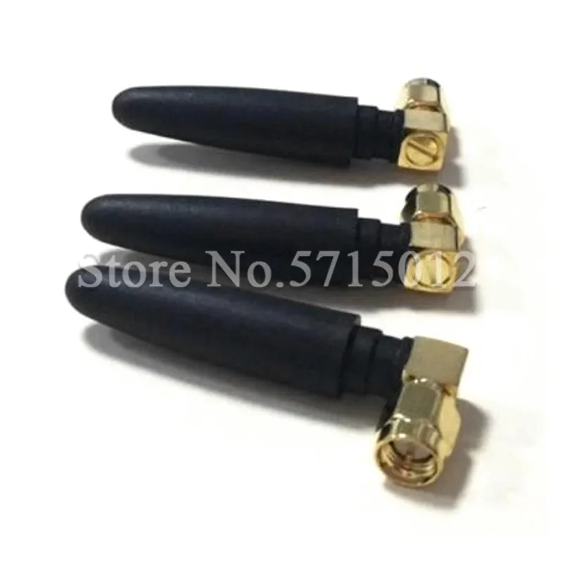 

2 шт., 2,4 г, маленькая изогнутая антенна типа перца, разъем с наружной головкой SMA, антенна 5 см для модуля Wi-Fi/2,4 г