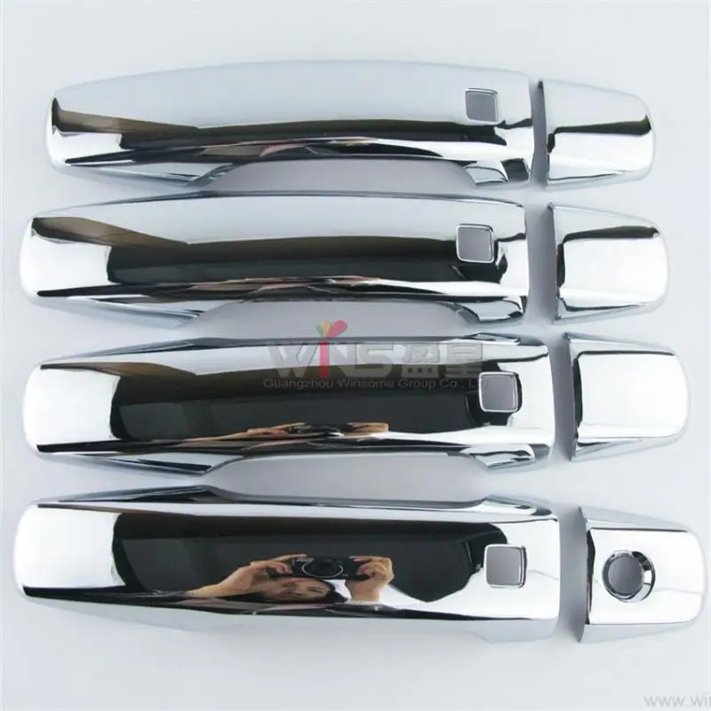 Хромированная крышка дверной ручки с отверстием ABS зеркальная поверхность