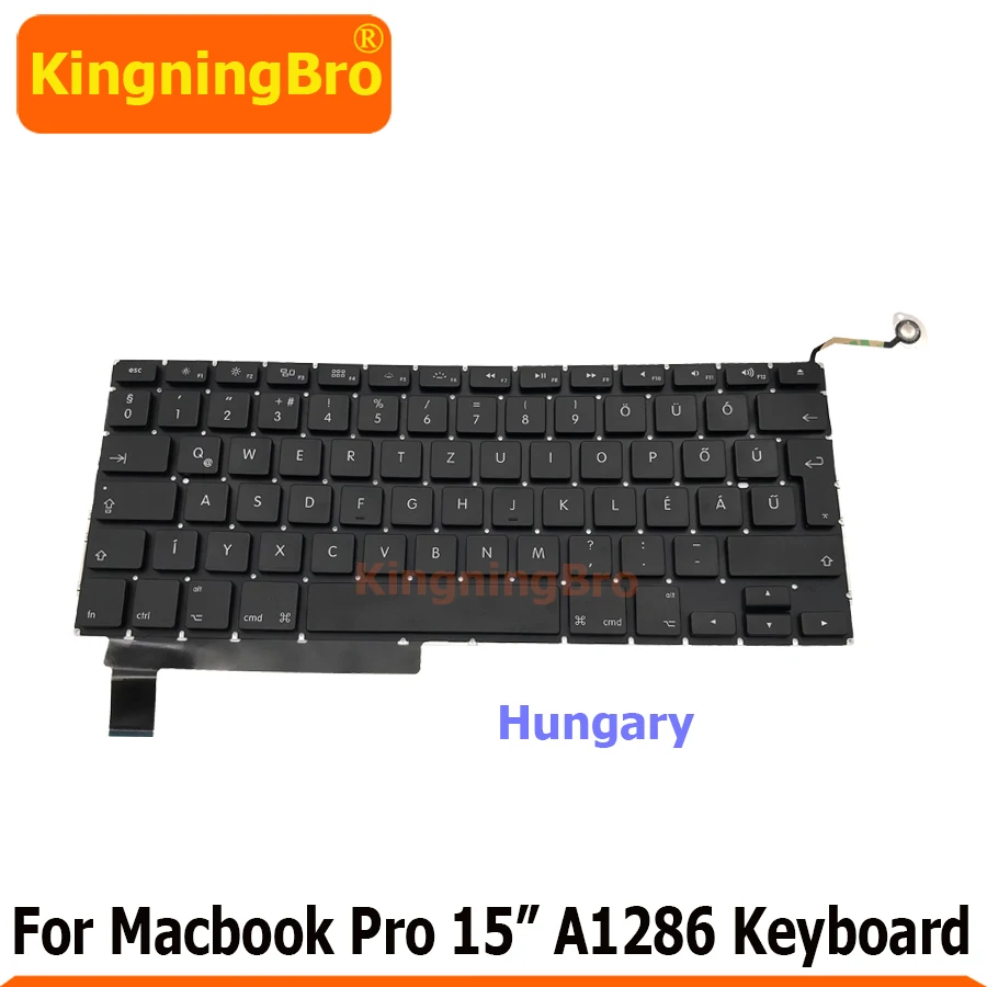 Новые ноутбуки A1286 клавиатура в венгерском стиле для Macbook Pro 15 дюймов Венгрию 2009 2010
