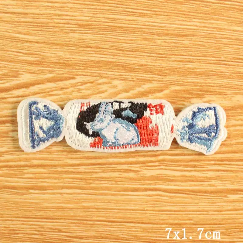 Нашивки для одежды с изображением животных из мультфильма в форме единорога