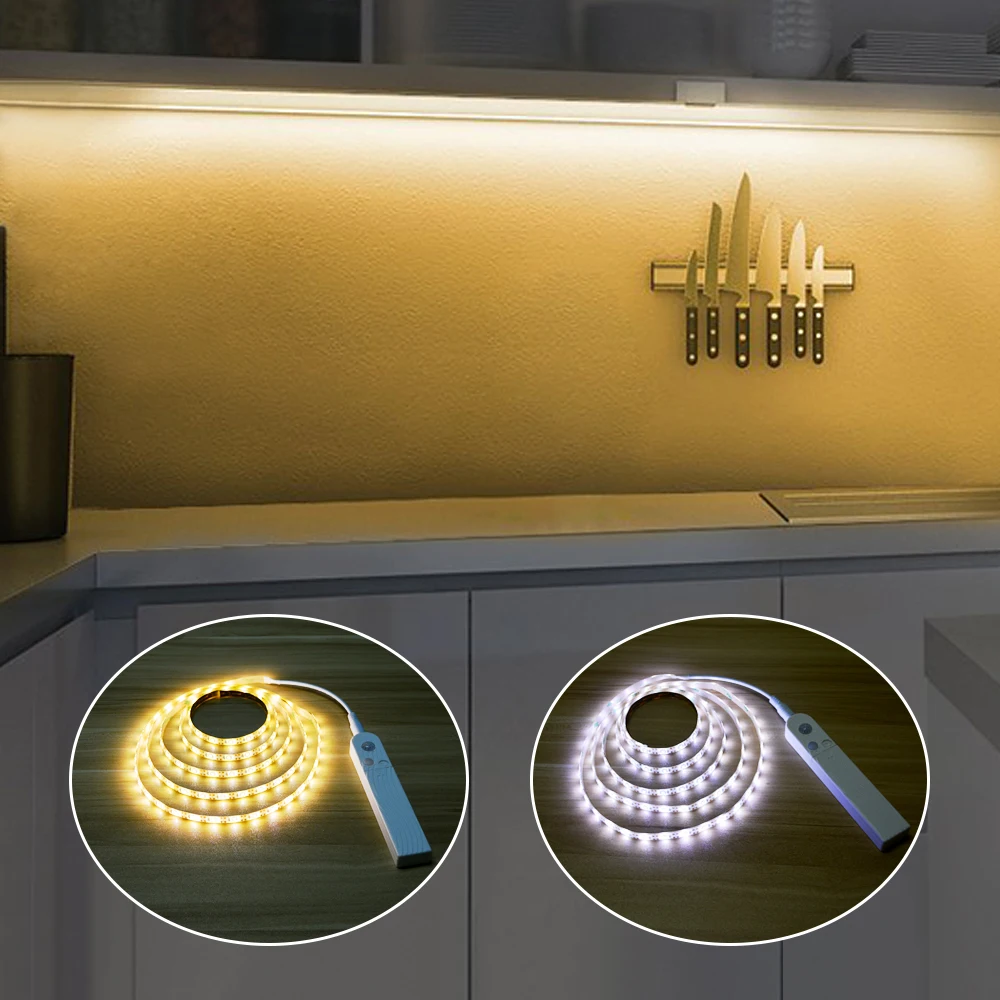 Беспроводная Светодиодная лента с пассивным инфракрасным датчиком движения