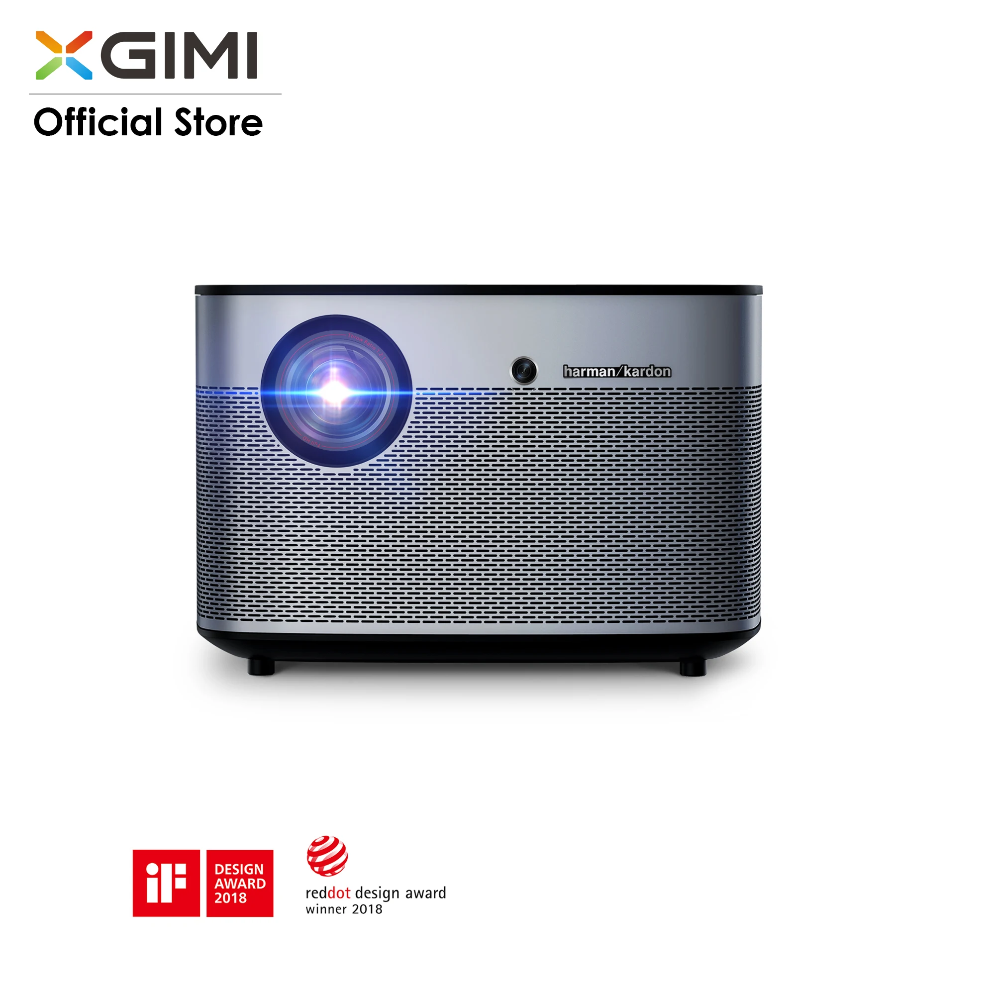 Promo XGIMI H2 Home Projector 1350 ANSI Lumens 1080p Smart Video Projector Support Android TV Auto Focus 3D Wifi Bluetooth