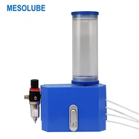 mesolube 4 outlet 1000ml mql pneumatic micro oil mist lubrication pump system with solenoid valve for cutting tool cooling