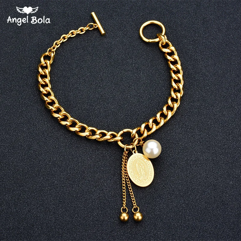 Роскошные Подвесок в виде влюбленного браслет с изображением Иисуса Браслеты