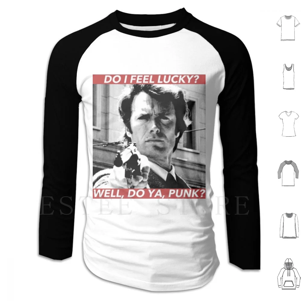 Грязный женский с длинным рукавом грязный Гарри Клинт Eastwood клинt Гарри-пистолет