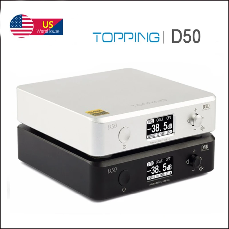 Топпинг d50s D50 ЦАП аудио es9038q2m usb декодер плеер ЦАП usb усилители xmos dsd256 dsd ЦАП Настольный hifi усилитель аудио