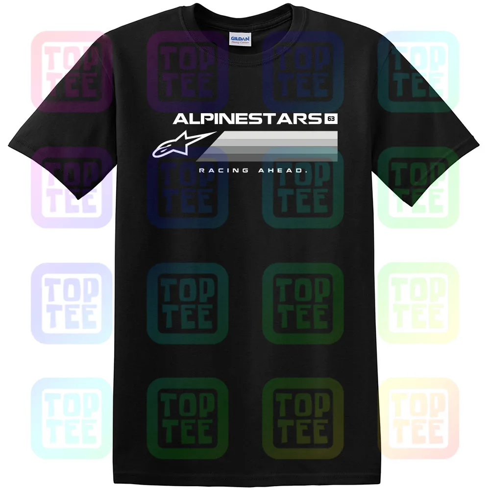Alpine Star футболка с коротким рукавом для взрослых, черная, все размеры