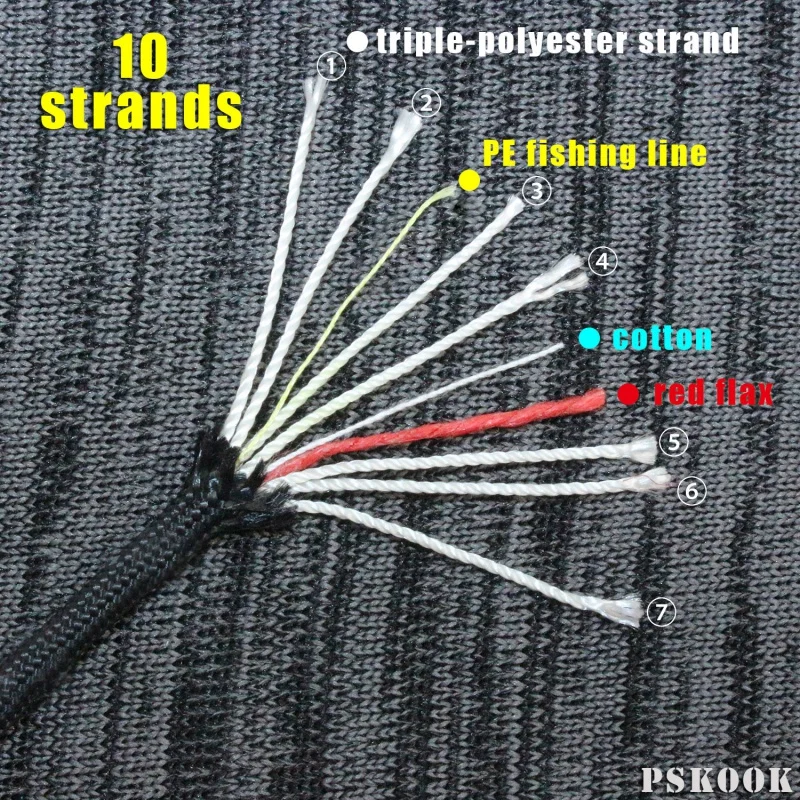 

31M 4mm Rope 10 Strands Paracord Parachute Cord Rope Climbing Emergency Survival Kit Hiking Accessories New