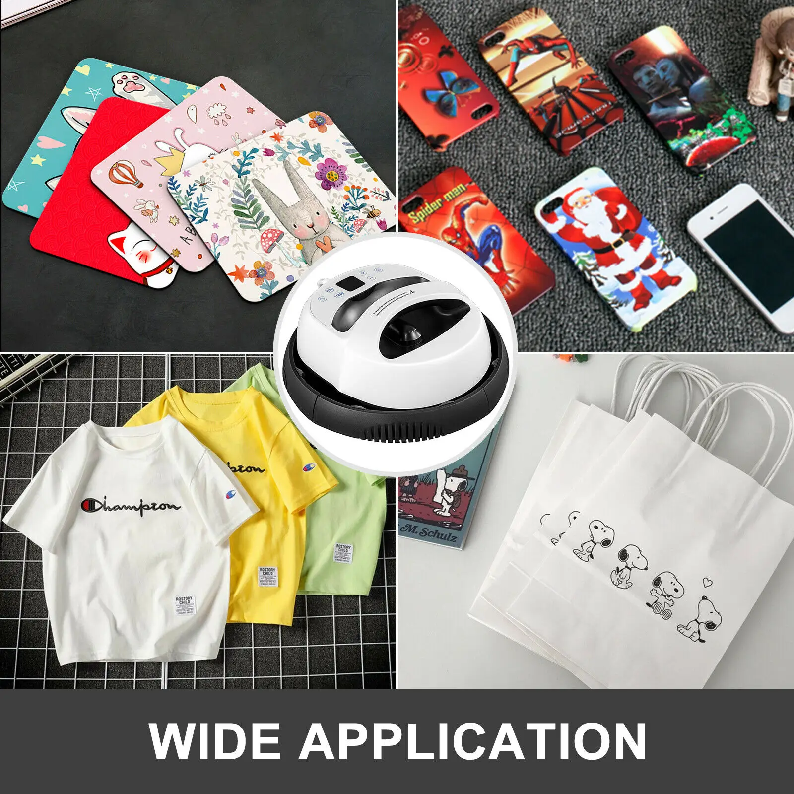 Термопресс для футболок 12x10 дюймов мини пресс с нагревательным прессом| |