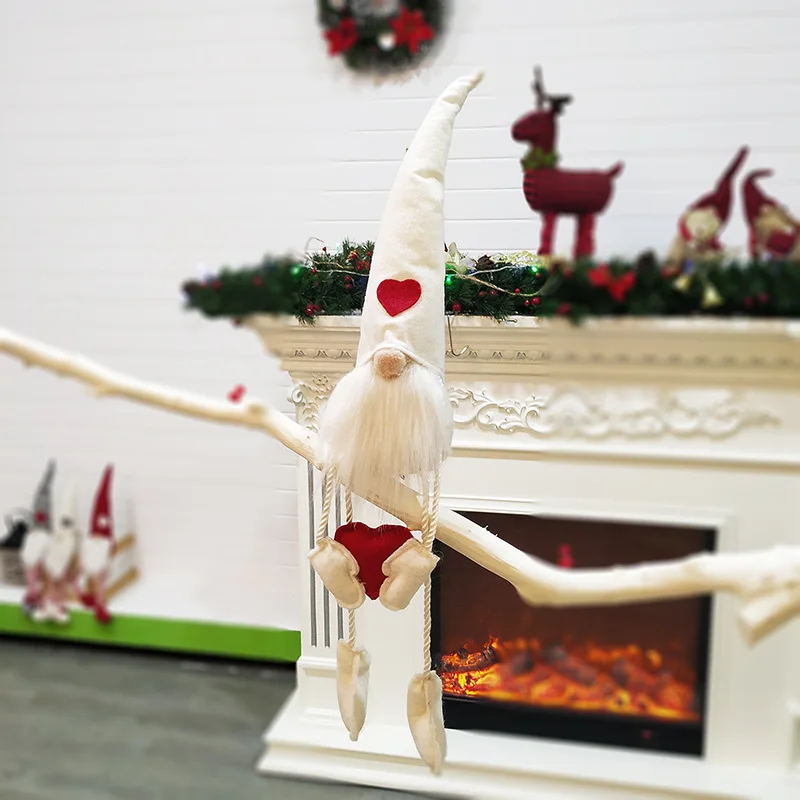 Скандинавские плюшевые карликовые украшения Рождественский подарок Санта Клаус