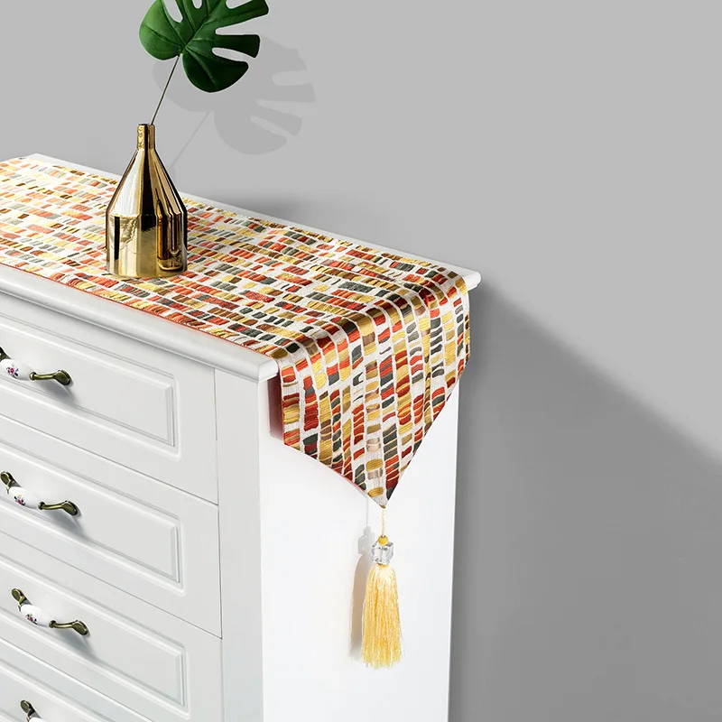 Цветные жаккардовые абстрактный текстурный Китайский стильный журнальный