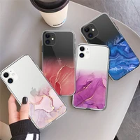 fashion marble transparent phone case for iphone 13 12 11 pro max x xr xs max 7 8 6 6s plus 12 mini 5 5s se 2020 soft tpu cover