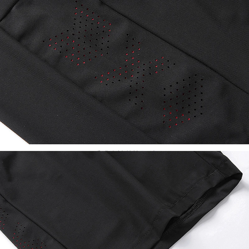

Summer Casual Shorts Men Nylon Sports Shorts Man Solid Color Jogger Fitness Shorts Knee Length Pants for Men