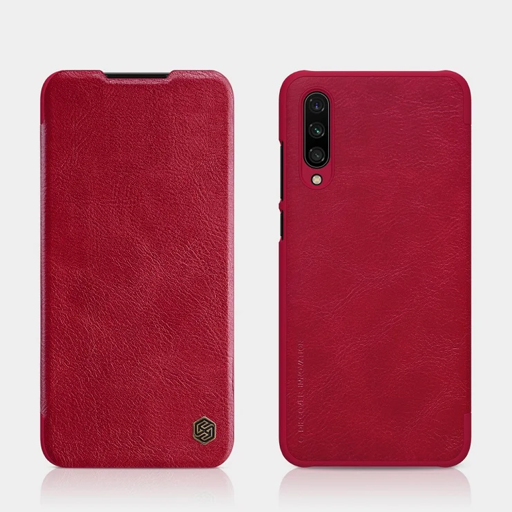 Красный Для Xiaomi Mi A3 чехол NILLKIN Винтаж Qin откидная крышка кошелек из искусственной кожи PC чехол для Xiaomi Mi 9 Lite CC9 CC9E 6,39'' - Цвет: Красный