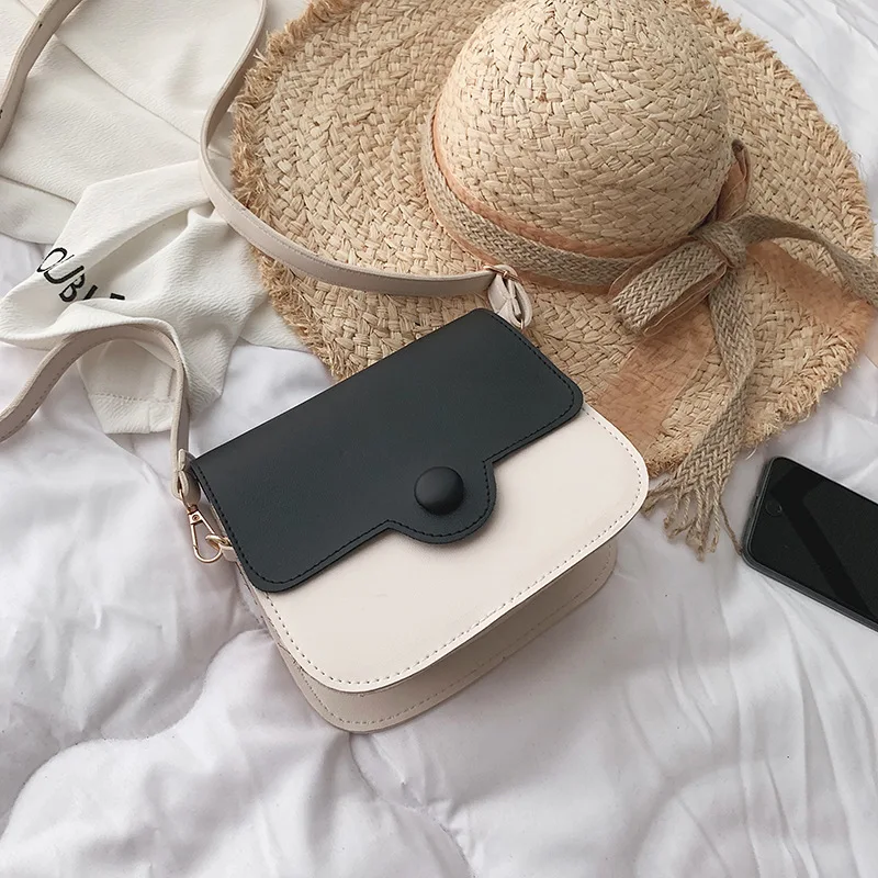 

Spring and summer small bag lady bag 2019 new tide fashion simple trend single shoulder oblique satchel small square bag