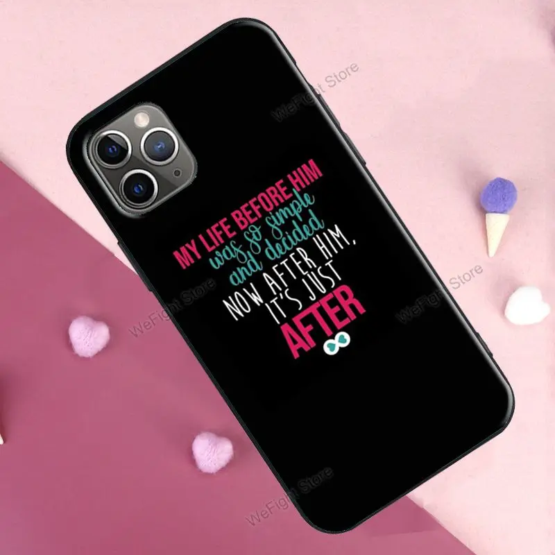 Чехол-накладка для iPhone 13 11 Pro Max 12 mini X XR XS 6S 7 8 Plus SE 2020 с цитатами | Аксессуары