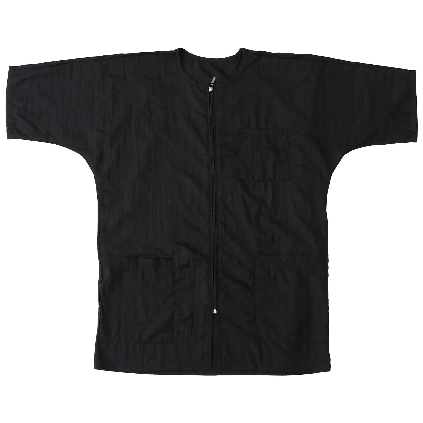 

1 шт., профессиональные фартуки для парикмахеров с коротким рукавом, на молнии