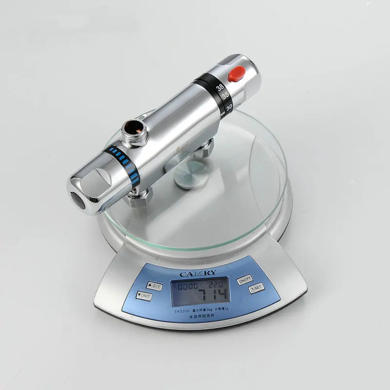 Термостатический смеситель для душа с контролем температуры настенный кран |