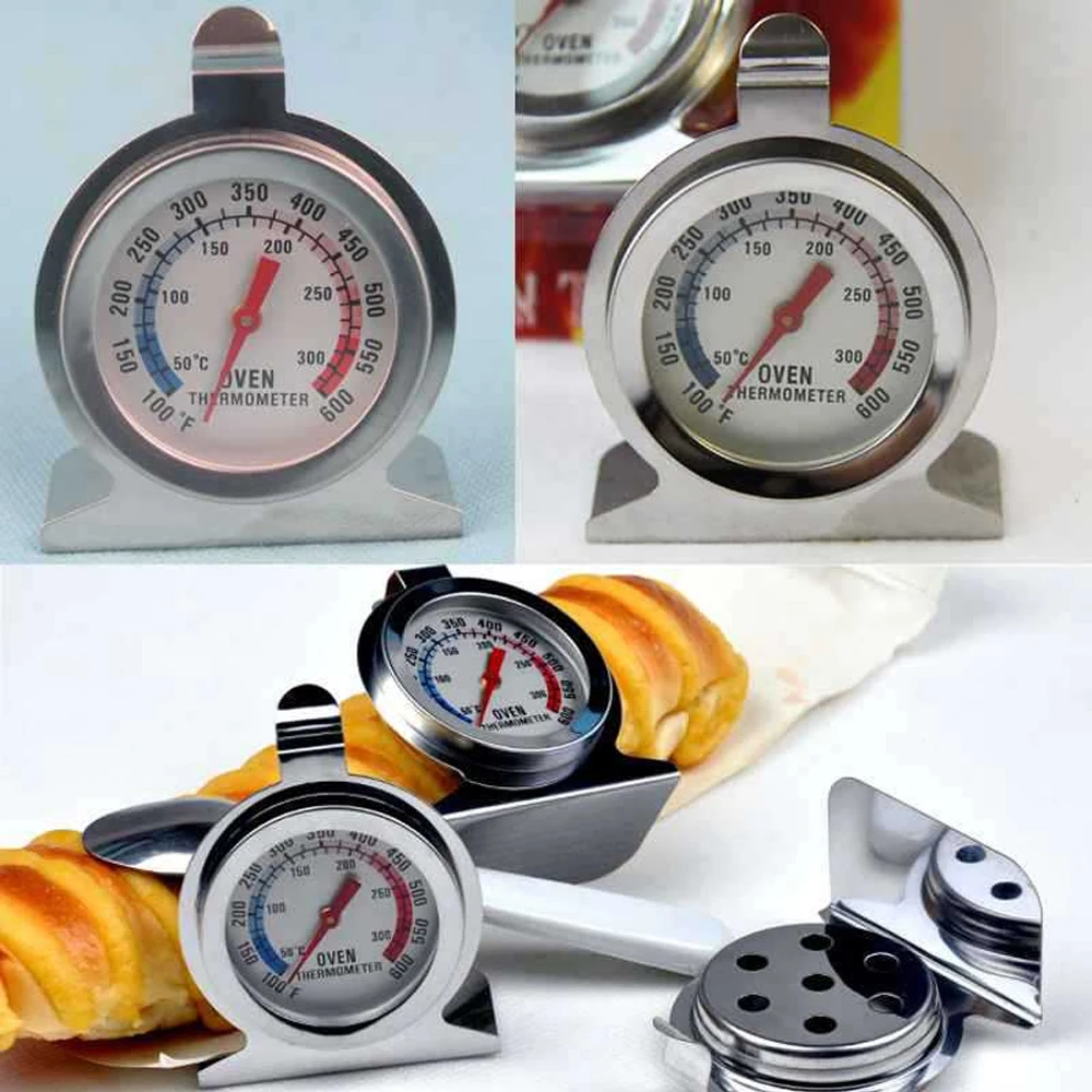 

Hot Sale 1Pcs Food Meat Temperature Stand Up Dial Oven Thermometer Stainless Steel Gauge Gage Kitchen Cooker Baking Supplies