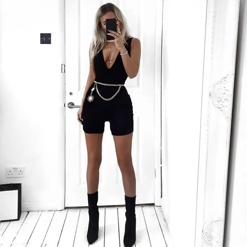 Женский сексуальный боди больших размеров однотонные черные шорты женские