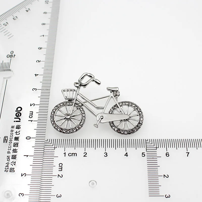 1 шт. золотого серебряного цвета креативный велосипед Для женщин брошь значки