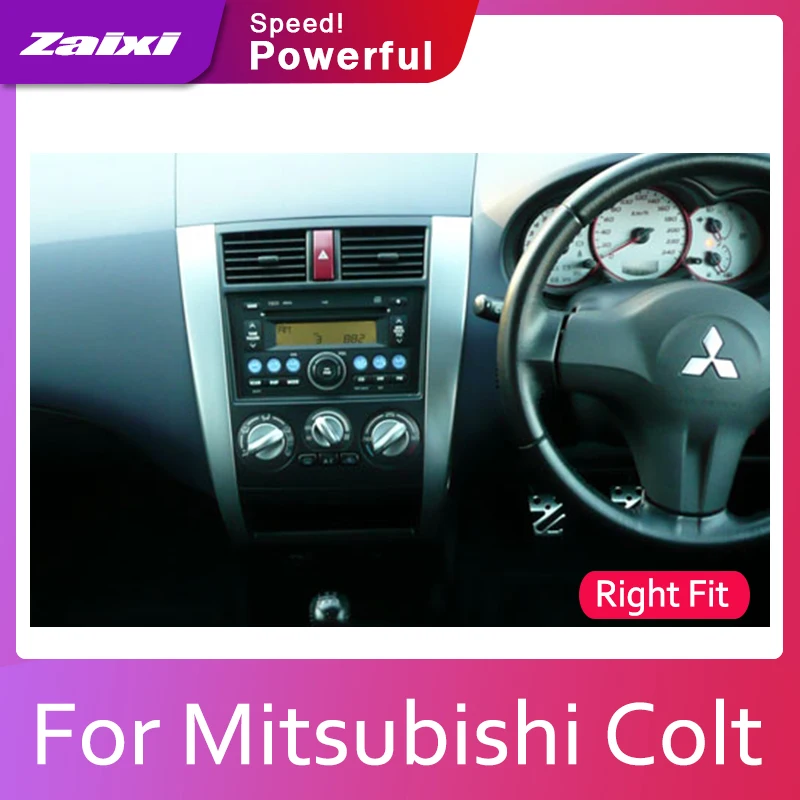 ZaiXi Android 2 Din Автомобильный Радио Мультимедиа Видео плеер Авто Стерео gps карта для Mitsubishi Colt 2002- медиа Navi навигация