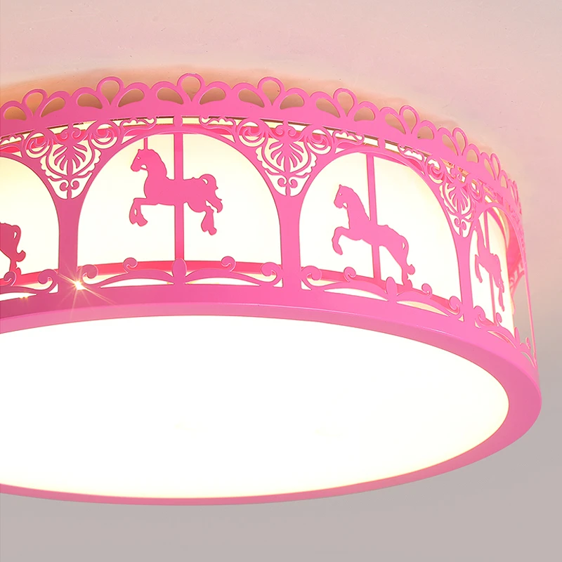 Новое поступление розовые/синие цветные потолочные светодиодные светильники в