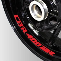 a set of 8pcs high quality motorcycle wheel sticker decal reflective rim motorcycle logo decal for for bmw cbr400rr cbr 400 rr