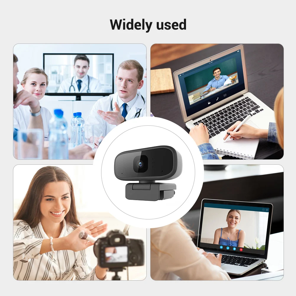 

720P HD Live Webcam Online Teaching Equipment Drive-free Autofocus Computer Laptop Camera NK-Shopping